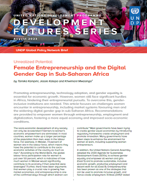 Unrealized Potential: Female Entrepreneurship and the Digital Gender Gap in Sub-Saharan Africa August 17, 2023